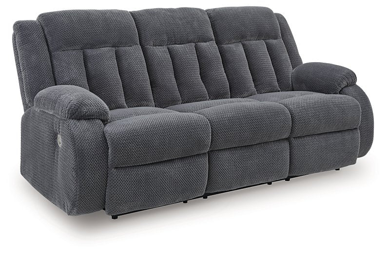 Observation Power Reclining Sofa with Drop Down Table - Casa Morelos / Coahuila Furniture (Oklahoma City, OK)