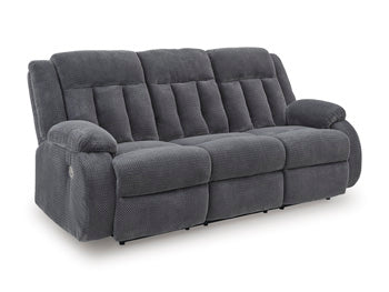 Observation Power Reclining Sofa with Drop Down Table - Casa Morelos / Coahuila Furniture (Oklahoma City, OK)