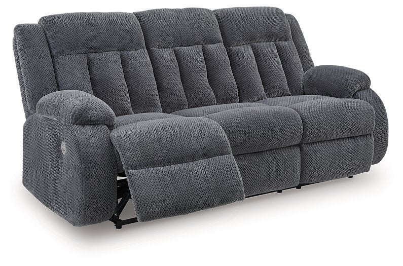Observation Power Reclining Sofa with Drop Down Table - Casa Morelos / Coahuila Furniture (Oklahoma City, OK)