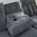 Observation Power Reclining Sofa with Drop Down Table - Casa Morelos / Coahuila Furniture (Oklahoma City, OK)