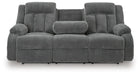 Observation Power Reclining Sofa with Drop Down Table - Casa Morelos / Coahuila Furniture (Oklahoma City, OK)