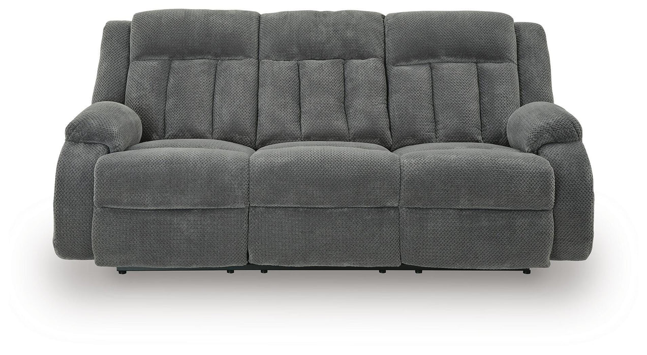 Observation Power Reclining Sofa with Drop Down Table - Casa Morelos / Coahuila Furniture (Oklahoma City, OK)