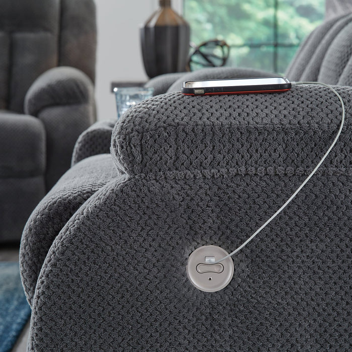 Observation Power Reclining Loveseat with Console - Casa Morelos / Coahuila Furniture (Oklahoma City, OK)