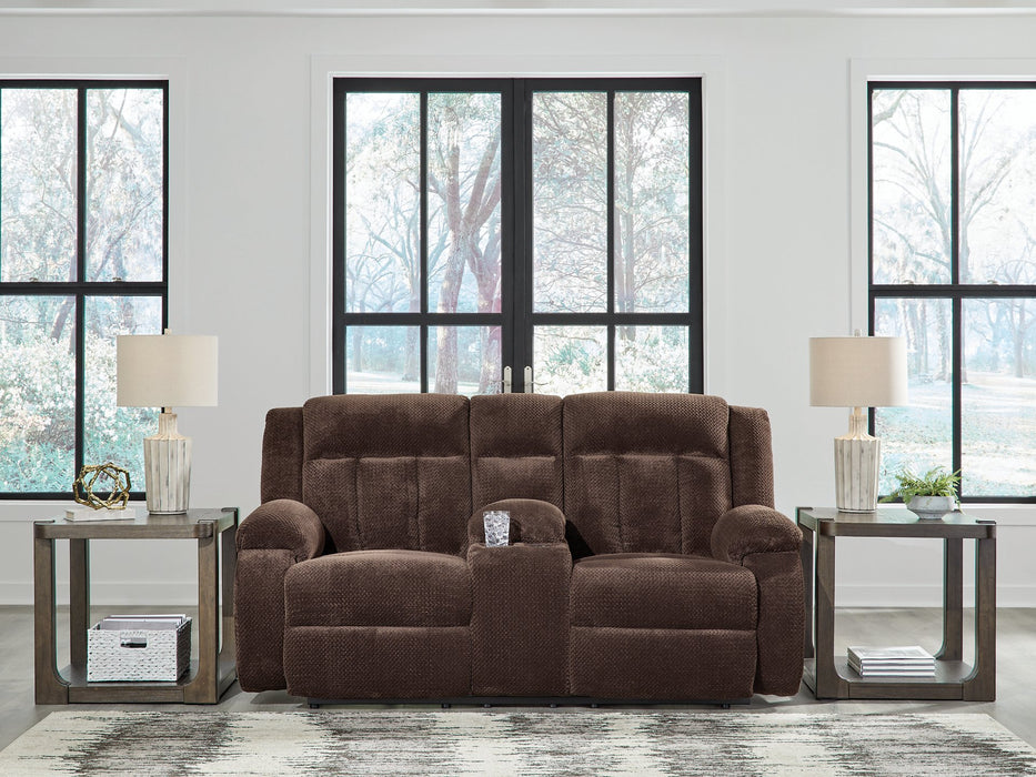 Observation Power Reclining Loveseat with Console - Casa Morelos / Coahuila Furniture (Oklahoma City, OK)