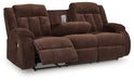 Observation Power Reclining Sofa with Drop Down Table - Casa Morelos / Coahuila Furniture (Oklahoma City, OK)