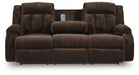Observation Power Reclining Sofa with Drop Down Table - Casa Morelos / Coahuila Furniture (Oklahoma City, OK)