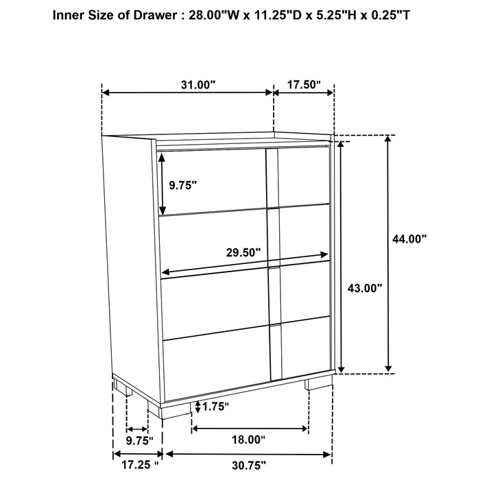 Hyland 4 & 5 Piece Bedroom Set E.King & Queen - Casa Morelos / Coahuila Furniture (Oklahoma City, OK)