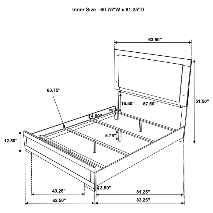 Hyland 4 & 5 Piece Bedroom Set E.King & Queen - Casa Morelos / Coahuila Furniture (Oklahoma City, OK)