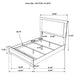 Hyland 4 & 5 Piece Bedroom Set E.King & Queen - Casa Morelos / Coahuila Furniture (Oklahoma City, OK)