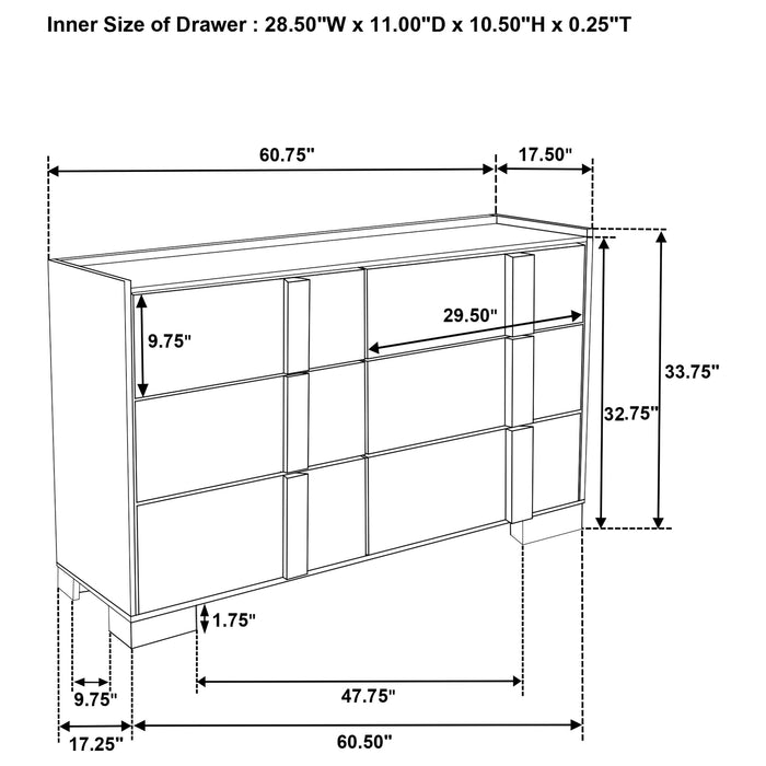 Hyland 4 & 5 Piece Bedroom Set E.King & Queen - Casa Morelos / Coahuila Furniture (Oklahoma City, OK)