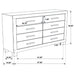 Woodmont 4 & 5 Piece E.King, Queen, & Cal;.King Bedroom Sets - Casa Morelos / Coahuila Furniture (Oklahoma City, OK)