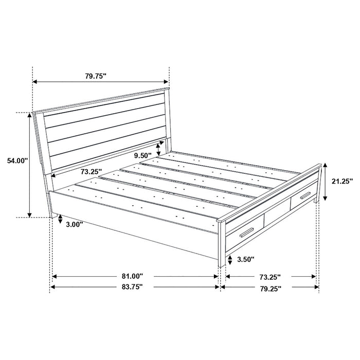 Woodmont 4 & 5 Piece E.King, Queen, & Cal;.King Bedroom Sets - Casa Morelos / Coahuila Furniture (Oklahoma City, OK)