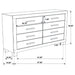Woodmont 4 & 5 Piece E.King, Queen, & Cal;.King Bedroom Sets - Casa Morelos / Coahuila Furniture (Oklahoma City, OK)