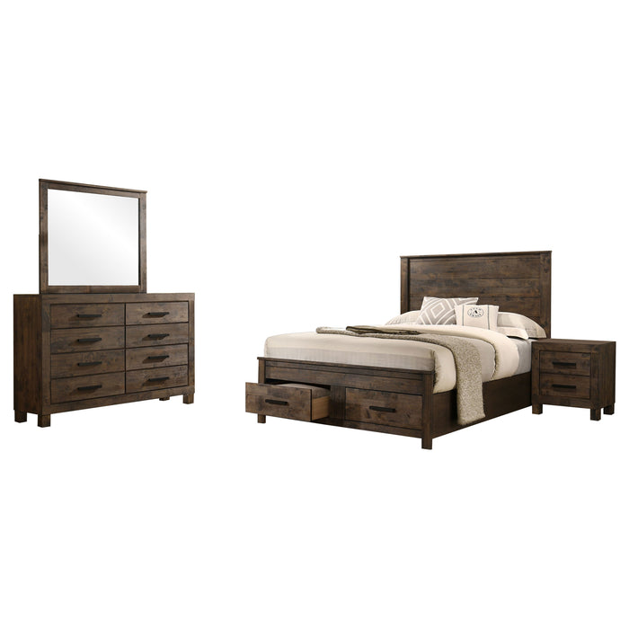 Woodmont 4 & 5 Piece E.King, Queen, & Cal;.King Bedroom Sets - Casa Morelos / Coahuila Furniture (Oklahoma City, OK)