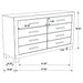 Woodmont 4 & 5 Piece E.King, Queen, & Cal;.King Bedroom Sets - Casa Morelos / Coahuila Furniture (Oklahoma City, OK)