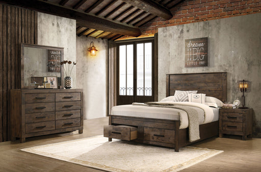 Woodmont 4 & 5 Piece E.King, Queen, & Cal;.King Bedroom Sets - Casa Morelos / Coahuila Furniture (Oklahoma City, OK)