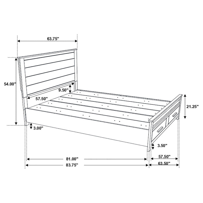Woodmont 4 & 5 Piece E.King, Queen, & Cal;.King Bedroom Sets - Casa Morelos / Coahuila Furniture (Oklahoma City, OK)