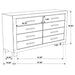 Woodmont 4 & 5 Piece E.King, Queen, & Cal;.King Bedroom Sets - Casa Morelos / Coahuila Furniture (Oklahoma City, OK)