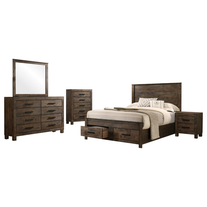 Woodmont 4 & 5 Piece E.King, Queen, & Cal;.King Bedroom Sets - Casa Morelos / Coahuila Furniture (Oklahoma City, OK)