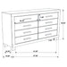 Woodmont 4 & 5 Piece E.King, Queen, & Cal;.King Bedroom Sets - Casa Morelos / Coahuila Furniture (Oklahoma City, OK)