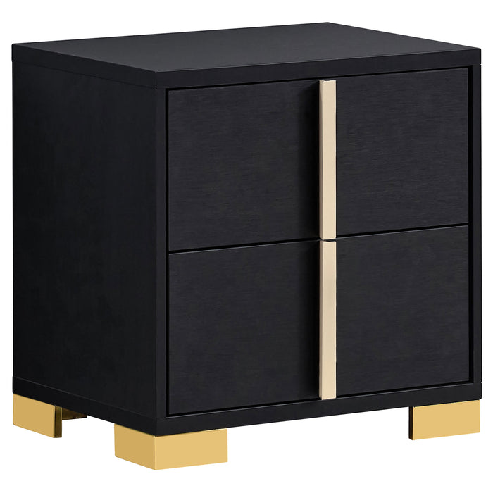 Marceline Bedroom Sets White & Black 4 & 5 Piece - Casa Morelos / Coahuila Furniture (Oklahoma City, OK)