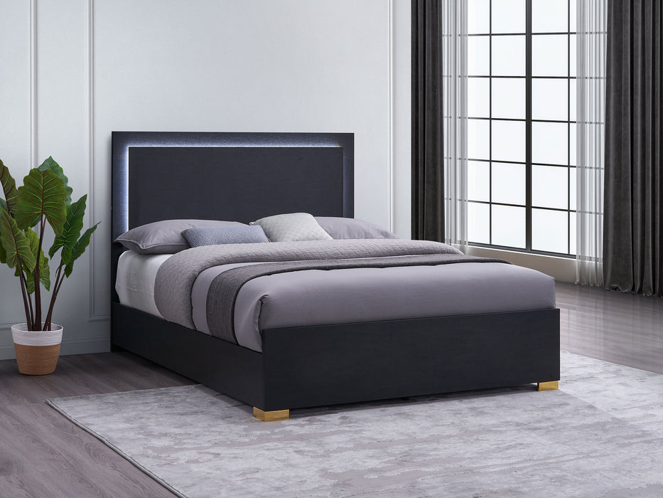 Marceline Beds White & Black Eastren King, Full, Twin, & Queen - Casa Morelos / Coahuila Furniture (Oklahoma City, OK)