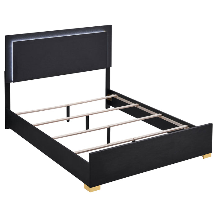 Marceline Bedroom Sets White & Black 4 & 5 Piece - Casa Morelos / Coahuila Furniture (Oklahoma City, OK)