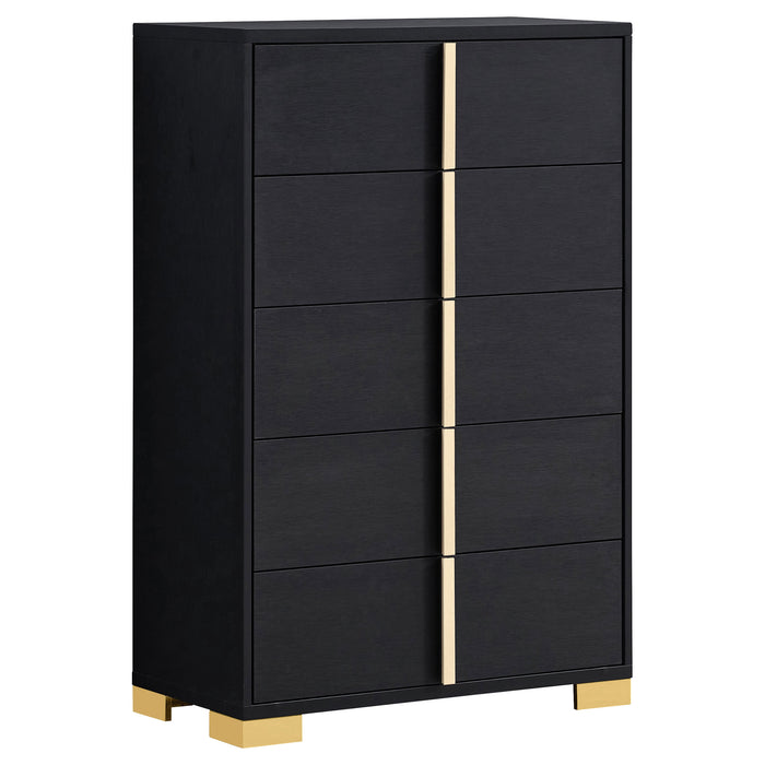 Marceline Bedroom Sets White & Black 4 & 5 Piece - Casa Morelos / Coahuila Furniture (Oklahoma City, OK)