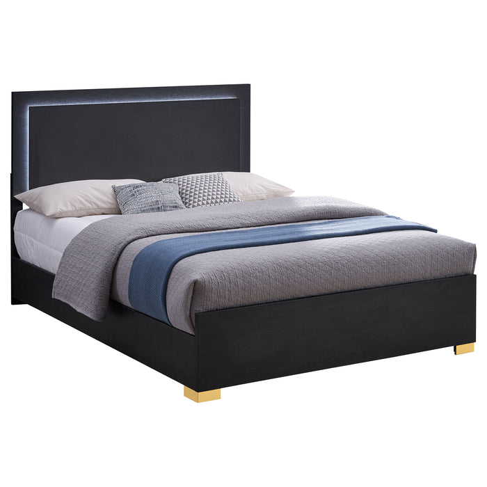 Marceline Beds White & Black Eastren King, Full, Twin, & Queen - Casa Morelos / Coahuila Furniture (Oklahoma City, OK)