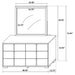 Marceline Dresser With Mirror - Casa Morelos / Coahuila Furniture (Oklahoma City, OK)
