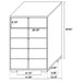 Marceline Bedroom Sets White & Black 4 & 5 Piece - Casa Morelos / Coahuila Furniture (Oklahoma City, OK)