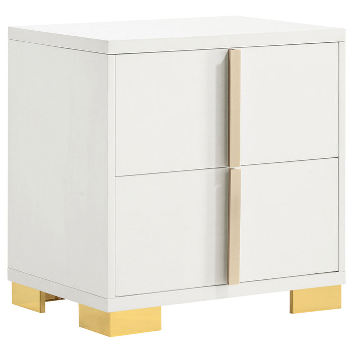 Marceline Bedroom Sets White & Black 4 & 5 Piece - Casa Morelos / Coahuila Furniture (Oklahoma City, OK)