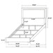 Marceline Bedroom Sets White & Black 4 & 5 Piece - Casa Morelos / Coahuila Furniture (Oklahoma City, OK)
