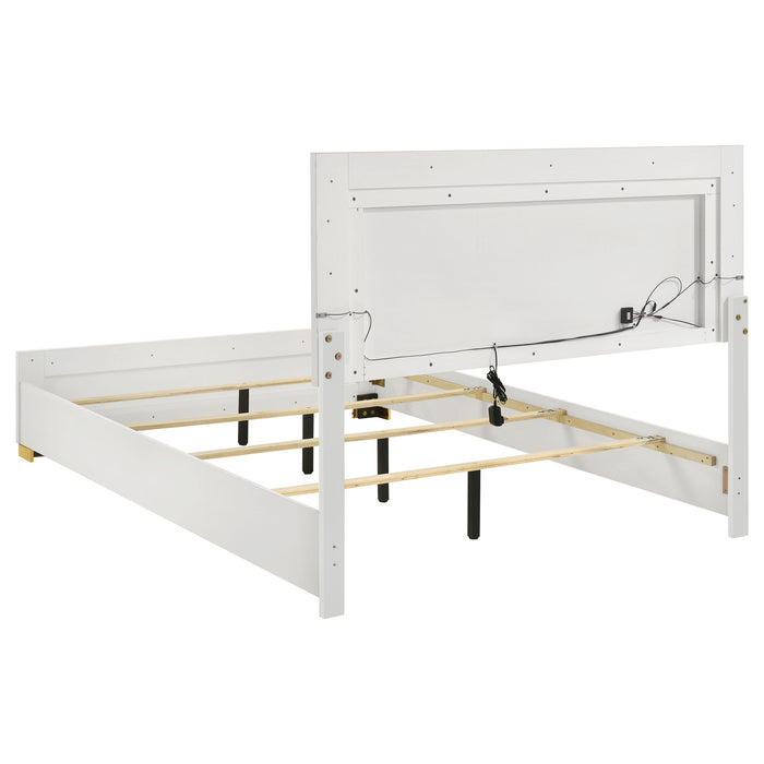 Marceline Beds White & Black Eastren King, Full, Twin, & Queen - Casa Morelos / Coahuila Furniture (Oklahoma City, OK)
