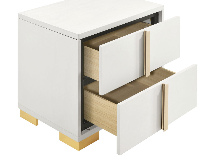 Marceline Bedroom Sets White & Black 4 & 5 Piece - Casa Morelos / Coahuila Furniture (Oklahoma City, OK)