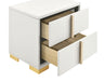 Marceline Bedroom Sets White & Black 4 & 5 Piece - Casa Morelos / Coahuila Furniture (Oklahoma City, OK)