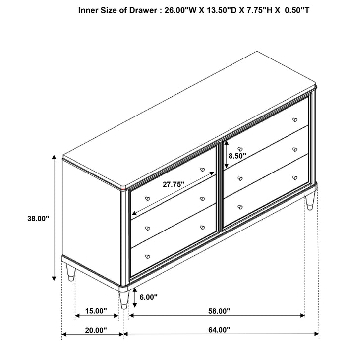 Emberlyn 4 & 5 Piece Bedroom Set - Casa Morelos / Coahuila Furniture (Oklahoma City, OK)