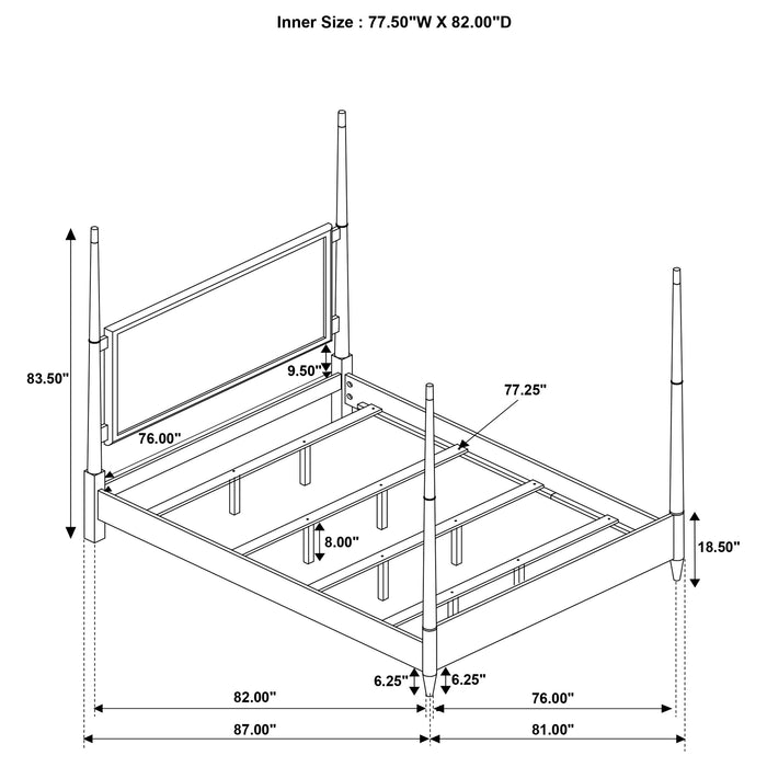 Emberlyn 4 & 5 Piece Bedroom Set - Casa Morelos / Coahuila Furniture (Oklahoma City, OK)