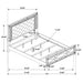 Gunnison 5 Pc Bedroom Sets - Casa Morelos / Coahuila Furniture (Oklahoma City, OK)