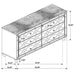 Gunnison 5 Pc Bedroom Sets - Casa Morelos / Coahuila Furniture (Oklahoma City, OK)