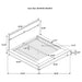 Winslow Queen & E.King Bed - Casa Morelos / Coahuila Furniture (Oklahoma City, OK)