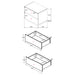 Winslow Bedroom Set Smokey Walnut - Casa Morelos / Coahuila Furniture (Oklahoma City, OK)