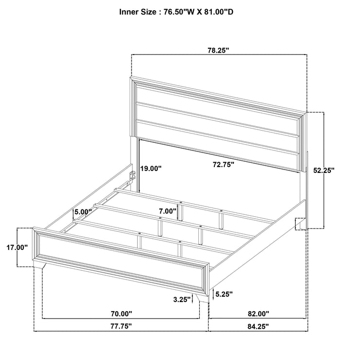 Wright California King Bed - Casa Morelos / Coahuila Furniture (Oklahoma City, OK)