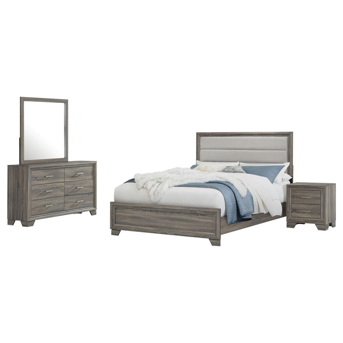 Wright California King Bedroom Set Brown Oak - Casa Morelos / Coahuila Furniture (Oklahoma City, OK)