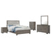 Wright California King Bedroom Set Brown Oak - Casa Morelos / Coahuila Furniture (Oklahoma City, OK)