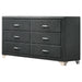 Melody 6-drawer Upholstered Dresser Grey - Casa Morelos / Coahuila Furniture (Oklahoma City, OK)
