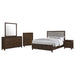Welsley California King Bedroom Set Walnut - Casa Morelos / Coahuila Furniture (Oklahoma City, OK)