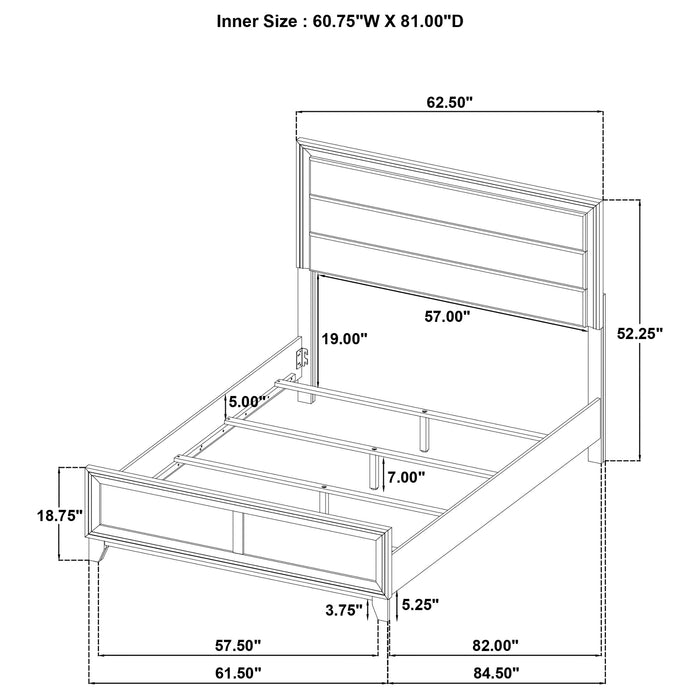 Welsley 4 & 5 PieceBedroom Set - Casa Morelos / Coahuila Furniture (Oklahoma City, OK)