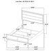Welsley 4 & 5 PieceBedroom Set - Casa Morelos / Coahuila Furniture (Oklahoma City, OK)