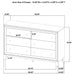 Welsley 4 & 5 PieceBedroom Set - Casa Morelos / Coahuila Furniture (Oklahoma City, OK)